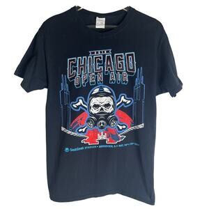 2019 Chicago Open Air Skull SeatGeek Stadium Concert Band Tour T shirt